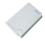 Putih Ponsel Universal Portable Power Bank 3000mAh Untuk iPhone / Samsung / Nokia Dengan USB Ganda
