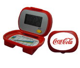 Langkah Kontra Pedometer dengan Cocacola Logo Red Digiwalker Pedometer