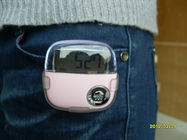 count Langkah merah muda Belt Clip Kalori Hitungan Pedometer dengan CE, ROHS