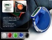 Colorful ABS Calorie Counter Pedometer dengan besar LCD Display