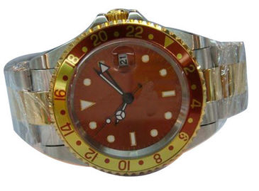 Logam Strap Pria Quartz Perhiasan Analog Waktu Tampilan Business Watch