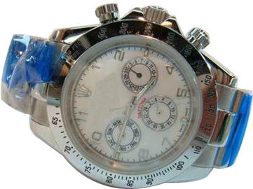 Logam Strap Pria Quartz Perhiasan Analog Waktu Tampilan Business Watch