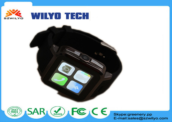 WB15 manual Mens Digital Watches, Bluetooth Smartphone Perhiasan Hitam 1,54 Inch Touch Screen GSM