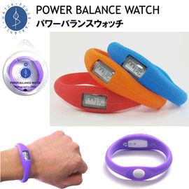 Grosir Olahraga Silicone Wristband Watch dengan ion negatif