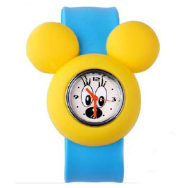 MICKEY Lucu Anak Boy Gadis Karet Snap-on Slap Silicone Wristband Perhiasan