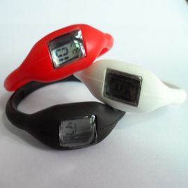 Multi fungsional Silicone Wristband Watch, Minus Ion Silicone Olahraga Wrist Watches