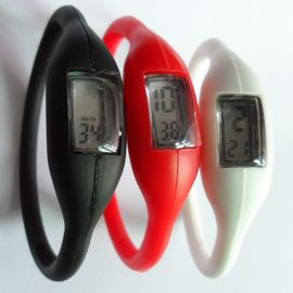 Anti-Vibration Silicone Wristband Watch, Anion Olahraga Gelang Wrist Watch, Desain Fleksibel