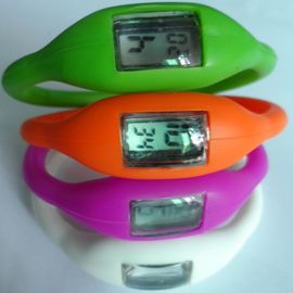 Lingkungan Silicone Wristband Watch Dengan Electronic Drive, Anti - Getaran