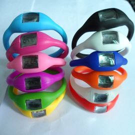 Lingkungan Silicone Wristband Watch Dengan Electronic Drive, Anti - Getaran