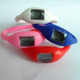 Pms Warna Silicone Wristband Perhiasan Karet Jelly Ion Anion Jam tangan Dengan Silk-Screen Dicetak