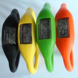 Unisex Silicone Wristband Watch, Olahraga Karet Jelly Ion Waterproof Gelang Wrist Watch