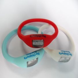 100% Eco-Friendly Silicone Wristband Watch, Anion Ion Negatif Olahraga Wrist Swim Perhiasan