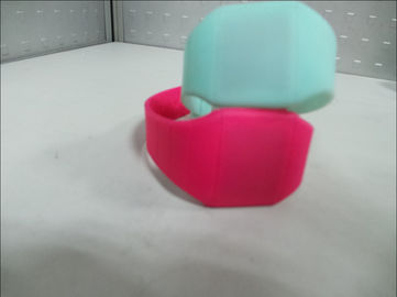 Jelly Lembut Silicone Wristband Perhiasan Cerdas Led Touch Screen Watch, 1ATM Waterproof