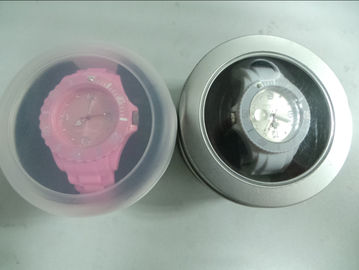 Pu Band Silicone Wristband Perhiasan, Soft Cerdas Led Touch Screen Watch, 1 Atm Waterproof
