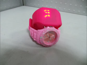 Harian Waterproof Silicone Wristband Watch, Silicone Led Touch Screen Watch, OEM
