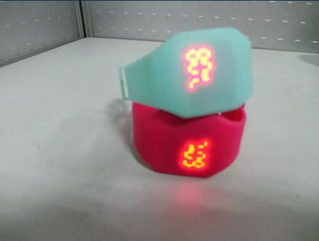 Waterproof Silicone Wristband Watch, Olahraga Led Layar Sentuh Perhiasan