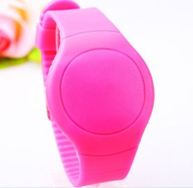 Touch Screen Digital Silicone Wristband Watch, Led Jam Untuk Hadiah