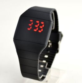 Layar Sentuh Perhiasan Berkedip Silicone Wristband Perhiasan Dengan Custom Logo