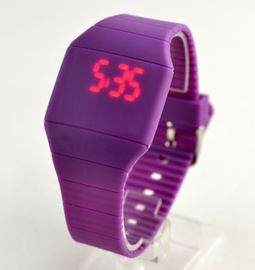 Layar Sentuh Perhiasan Berkedip Silicone Wristband Perhiasan Dengan Custom Logo