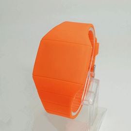 Layar Sentuh Perhiasan Berkedip Silicone Wristband Perhiasan Dengan Custom Logo