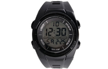 LCD Display Alarm Multifungsi Digital Perhiasan Anak laki-laki Harian Sport Perhiasan