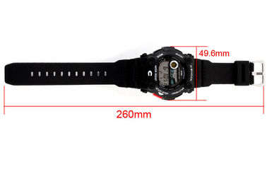 Mengejutkan Tahan Multifungsi Perhiasan PU Strap Dengan Stop Watch