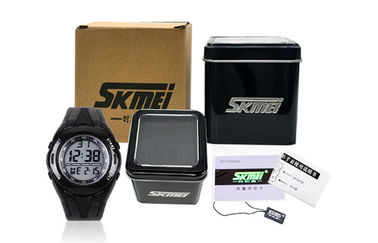 Multifungsi Digital Perhiasan Militer Men 3 Wrist Watches LCD ATM