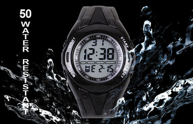 Multifungsi Digital Perhiasan Militer Men 3 Wrist Watches LCD ATM