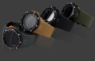 Tampilan negatif Alarm Militer Digital Watch Dengan Baterai Jepang