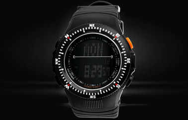Tampilan negatif Alarm Militer Digital Watch Dengan Baterai Jepang