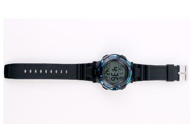 Hitam Waterproof Alarm Multifungsi Digital Perhiasan Harian LCD besar Tampilan