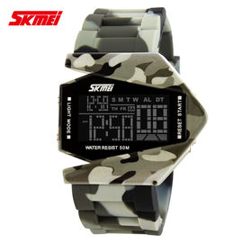Colorful Kamuflase Multifungsi Digital Watch, 50m Tahan Air