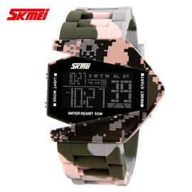 Colorful Kamuflase Multifungsi Digital Watch, 50m Tahan Air