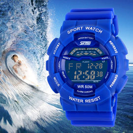 LCD Display Multifungsi Digital Watch Dengan ABS Plastic Case