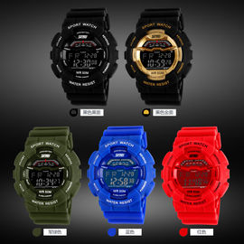 LCD Display Multifungsi Digital Watch Dengan ABS Plastic Case
