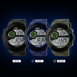 Jepang Gerakan multifungsi Digital Watches, terbuka Sport Wrist Watch