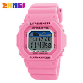 Colorful Unisex Olahraga Multifungsi Digital Watch Dengan Alarm