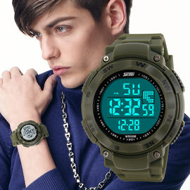 Big Time Tampilan Multifungsi Digital Watch, Big Wrist Untuk Pria
