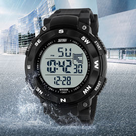 Big Time Tampilan Multifungsi Digital Watch, Big Wrist Untuk Pria