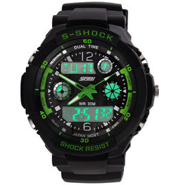 Gerakan AL35 Wrist Watches Multifungsi Digital Perhiasan S-Shock Sport