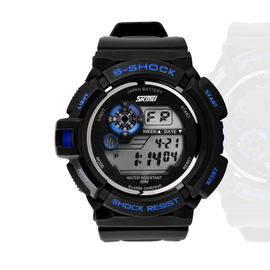 5OM Water Resistant Chronograph EL Backlight Multifungsi Digital Perhiasan
