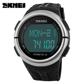 Heart Rate Pedometer Sport jam tangan 50M Water Resistant