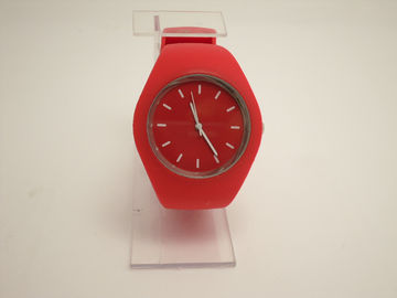 2014 Indah Barang Silicone Jam Desain Populer