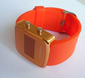 Durable Colorful Silicone Wristband Perhiasan / Gelang Silicone Jam