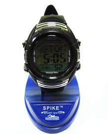 Multifungsi Unisex Pesan Putaran Sport Digital Watch Dengan Waktu Dunia
