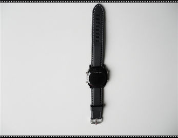 Personalized Hitam Silicone Led Watch Dengan Lembut Silicone Strap