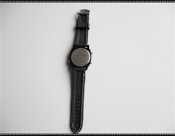 Personalized Hitam Silicone Led Watch Dengan Lembut Silicone Strap