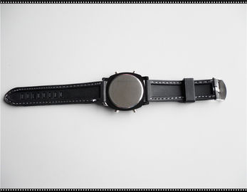 Personalized Hitam Silicone Led Watch Dengan Lembut Silicone Strap