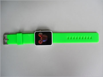 Hijau Silicone Wristband Perhiasan Waterproof, Digital Mickey Mouse watchs
