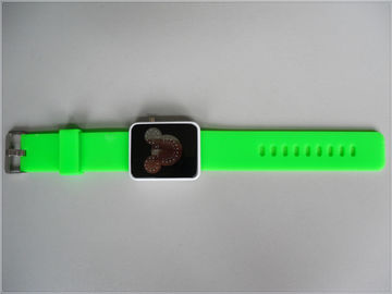 Hijau Silicone Wristband Perhiasan Waterproof, Digital Mickey Mouse watchs